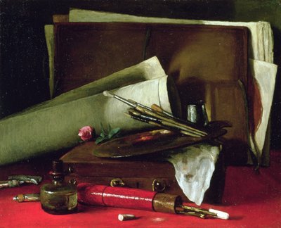 Attributes of Painting by François Bonvin